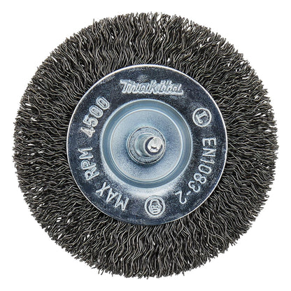 Grata Circular Acero Ondulado 75mm (3'') Toma 1/4'' - Makita - Herram.cl