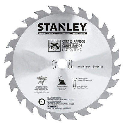 Disco Sierra Madera 7-1/4'' 40D Stanley STA7757 - Herram.cl