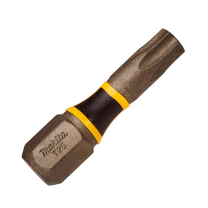 Puntas de Torsión Impact Premier T25 25mm 2 Pzas - Makita - Herram.cl