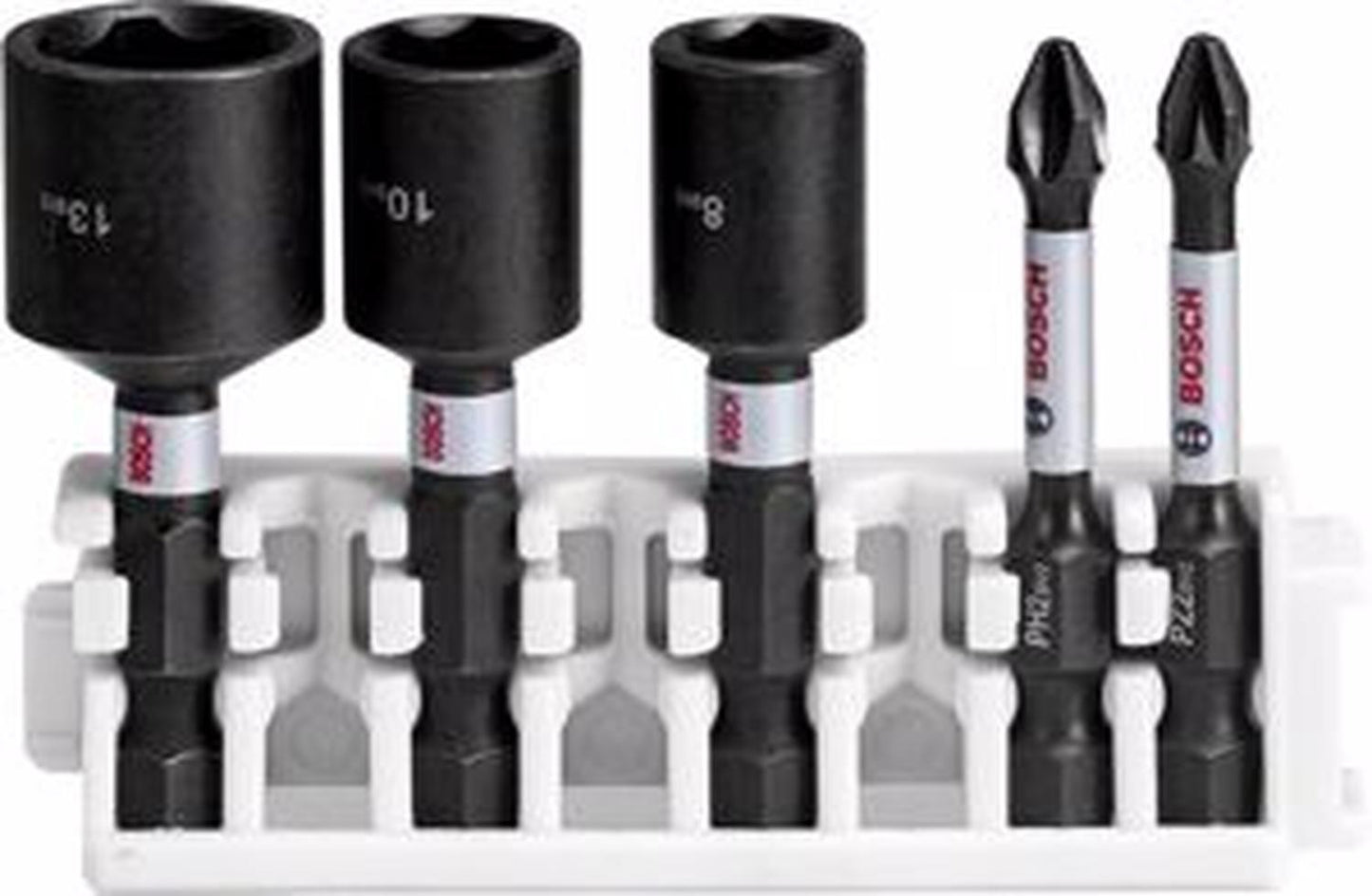 Set Puntas y Vasos Magneticos Impact Control 5 Pzas - Bosch - Herram.cl
