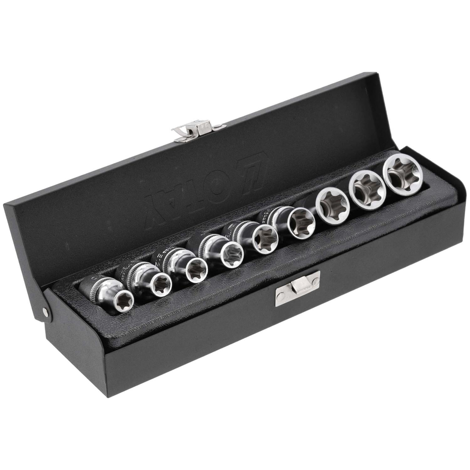 Juego De Dados Torx 1/2'' (E10 - E24) 9 Pzas - Yato - Herram.cl