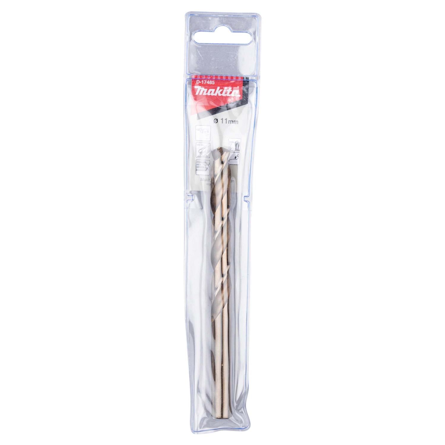 Broca Para Metal HSS - Co (Cobalto 5%) 11x142mm - Makita - Herram.cl