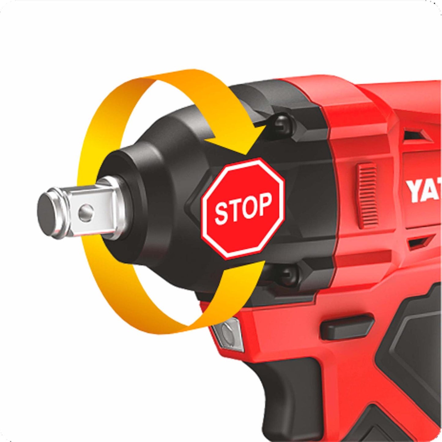 Llave De Impacto Inalámbrica 18V / 1/2'' / 350 Nm - Yato - Herram.cl