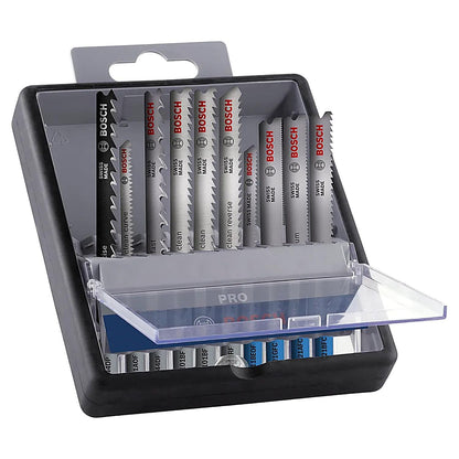 Set 10 Hojas Caladora BOSCH Wood and Metal T144DP T121BFC - Herram.cl