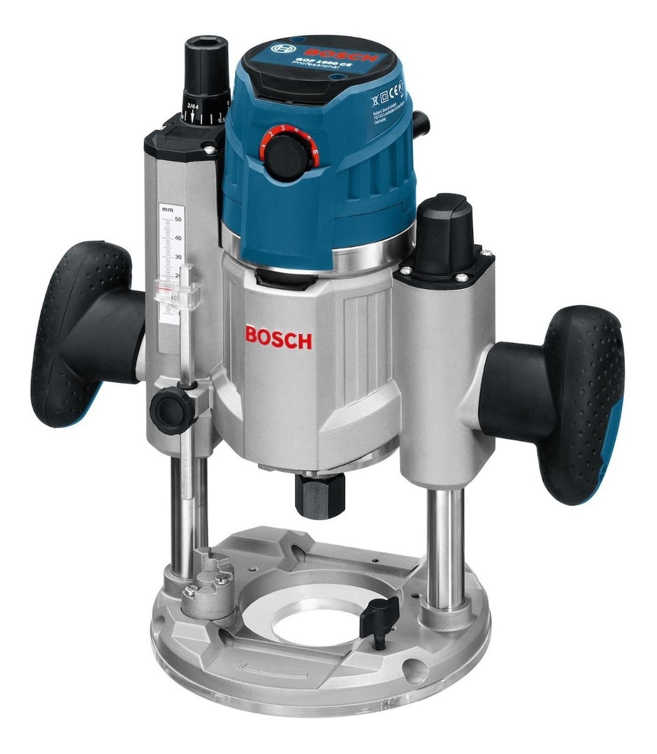 Fresadora Con Base Bosch Gof 1600 Ce Bosch - Herram.cl