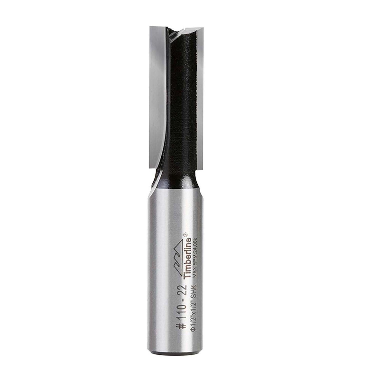 Fresa Recta 2 Filos 1/2''x1 - 1/4'' Toma 1/2'' - Timberline - Herram.cl