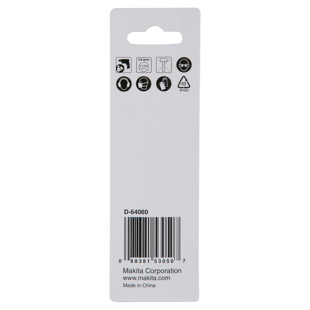 Broca Metal HSS-Tin 4x75mm 2 Pzas - Makita - Herram.cl