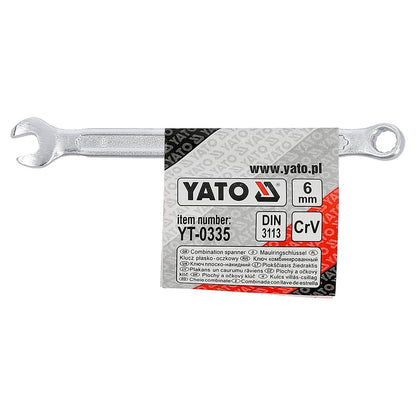 Llave Combinada Punta Corona 6mm Yato YT-0335 - Herram.cl