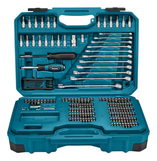 Set De Llaves, Puntas Y Vasos Makita E - 10883 221pcs - Herram.cl