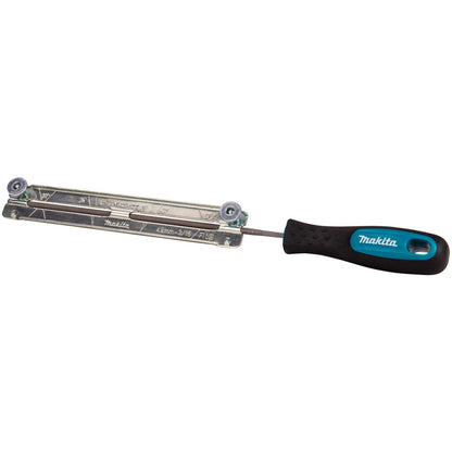 Set de lima redonda 4.8mm (3/16'') con guía y mango - Makita - Herram.cl