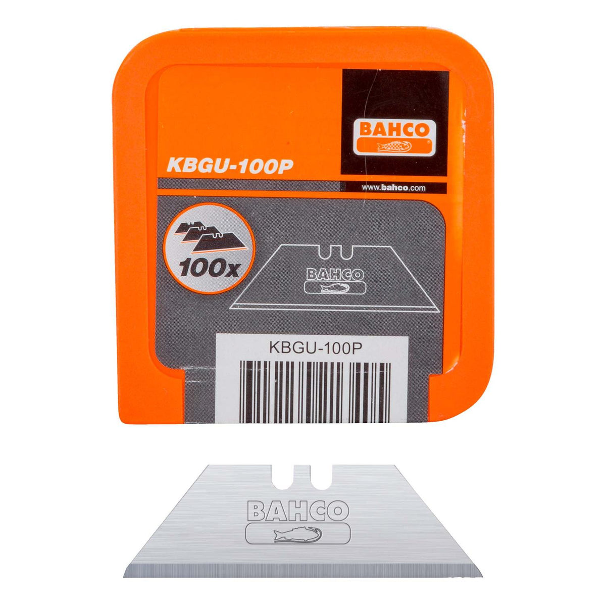 Hojas Trapezoidal Para Cúters 60x19mm / 100 Pzas - Bahco - Herram.cl