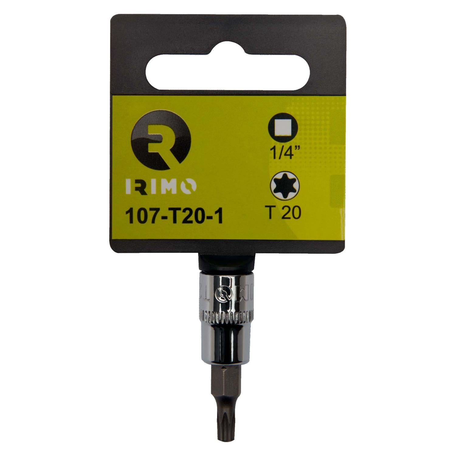 Dado Con Punta Torx De 1/4'' T20 - Irimo - Herram.cl