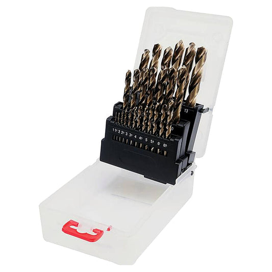 Juego de brocas cobalto HSS-Co 25 pzs Yato YT-41605 - Herram.cl