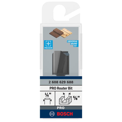 Fresa Recta Bosch PRO Ranurar D15,9mm Vástago 1/4" Madera - Herram.cl