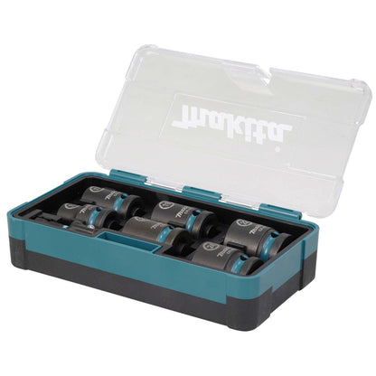 Juego Dados Impact Black 1/2'‘(13 - 24mm) 7 Pzas - Makita - Herram.cl