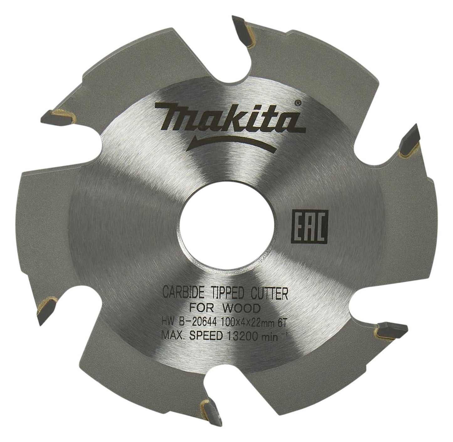 Disco Para Ensambladora 100x4x22mm 6 Dientes - Makita - Herram.cl
