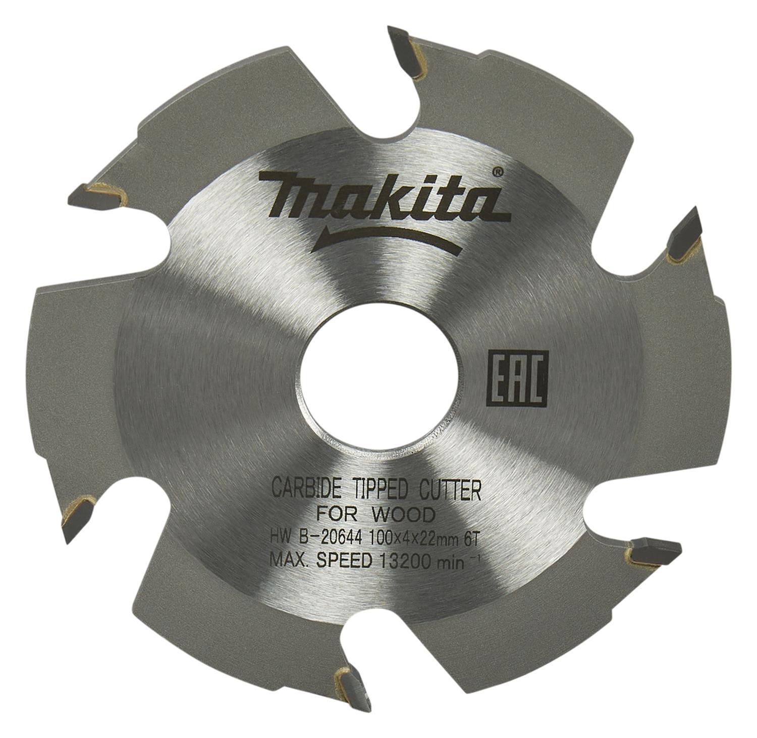 Disco Para Ensambladora 100x4x22mm 6 Dientes - Makita - Herram.cl