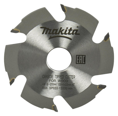 Disco Para Ensambladora 100x4x22mm 6 Dientes - Makita - Herram.cl