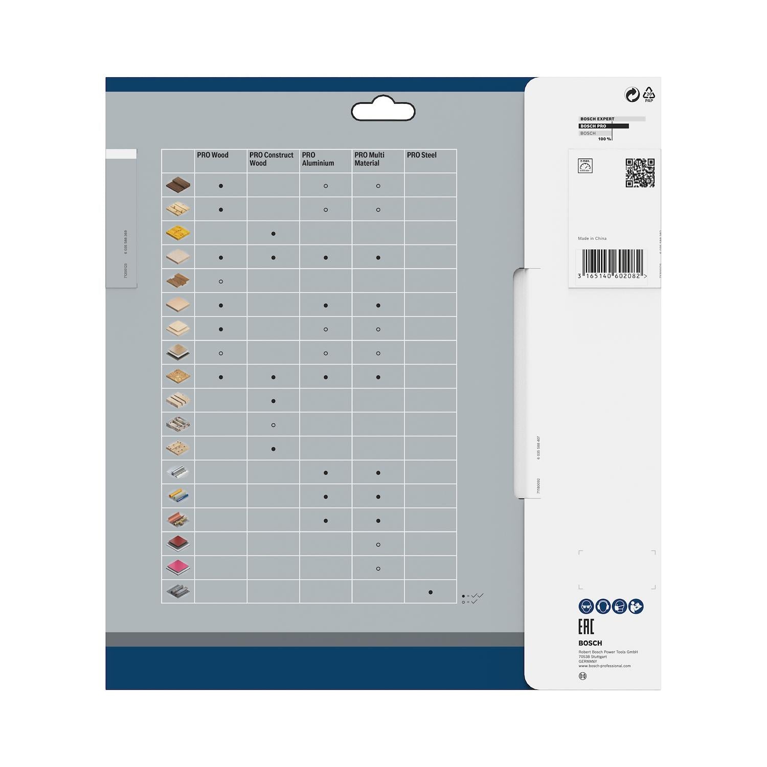 Disco De Sierra PRO Multimaterial 10''x30mm 80 D - Bosch - Herram.cl