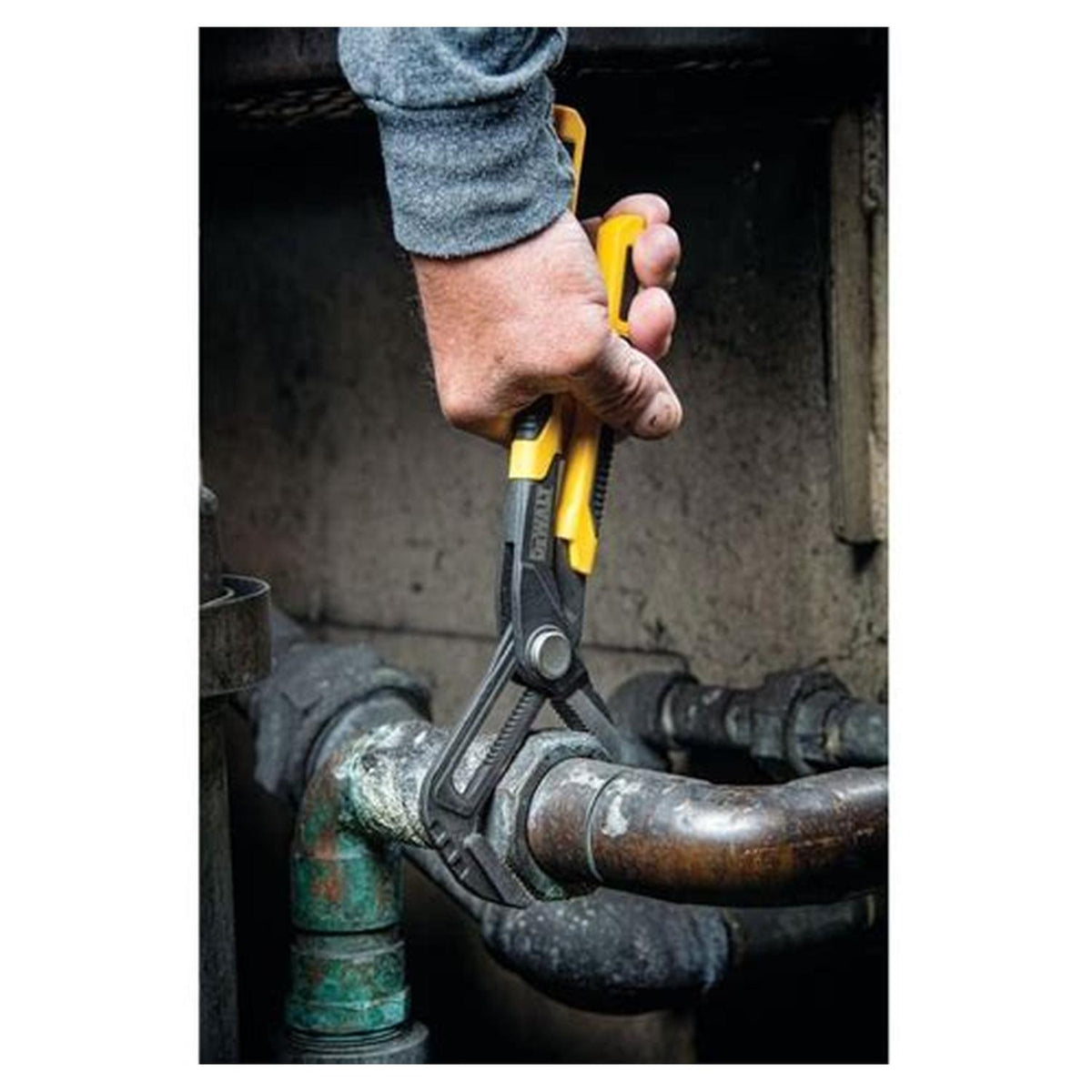 Alicate Push Lock Recto 10'' DeWalt DWHT74427 - Herram.cl