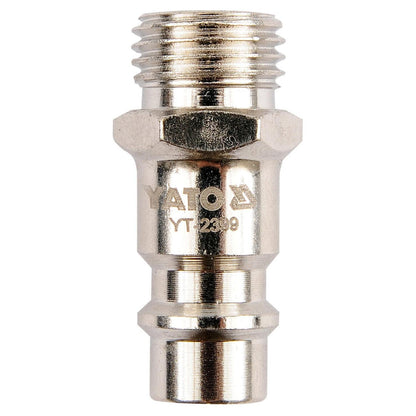 Acople Rápido Neumático YATO YT-2399 1/4" G1/4 Acero Niquel - Herram.cl