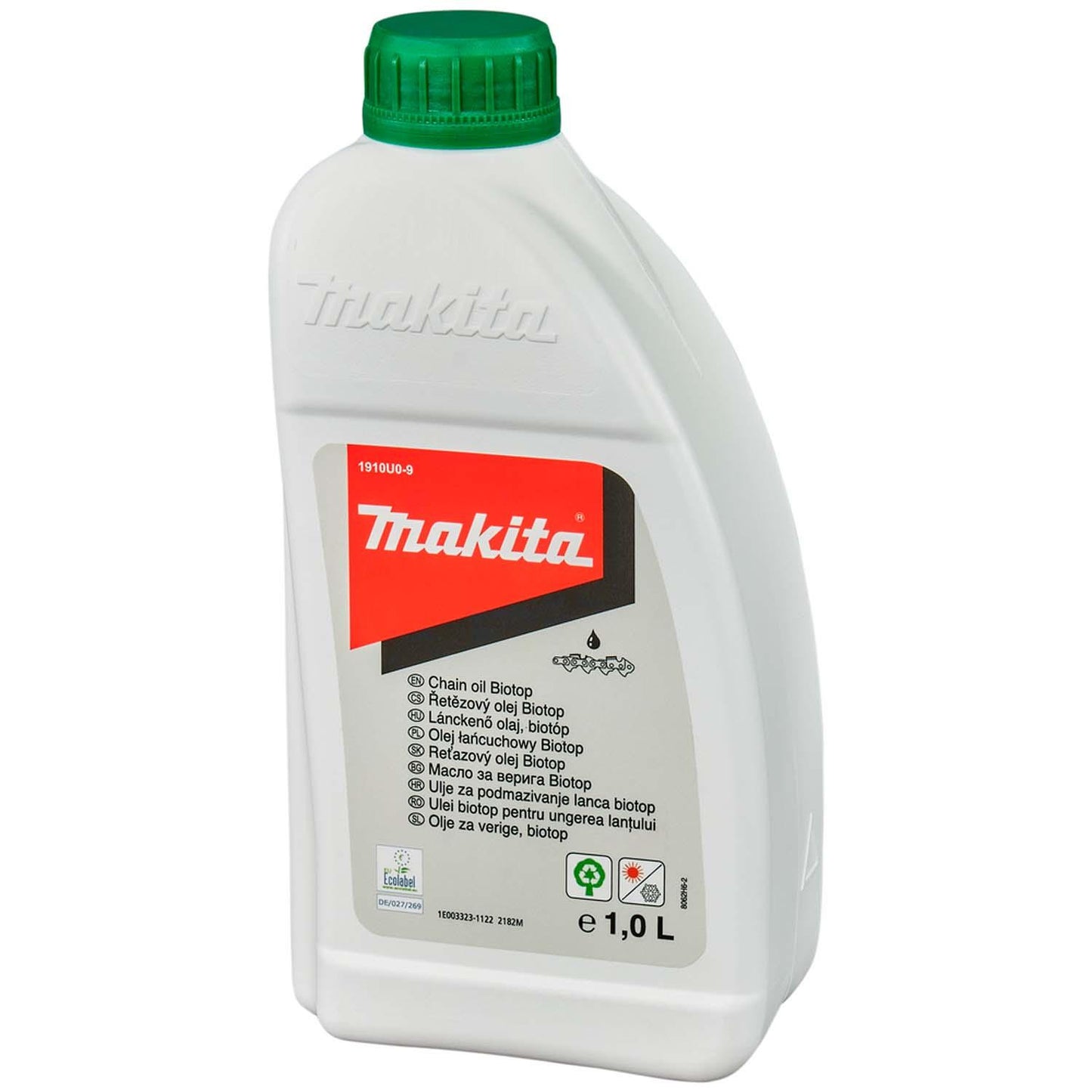 Aceite Cadena Motosierra Biotop (biodegradable) 1 L - Makita - Herram.cl