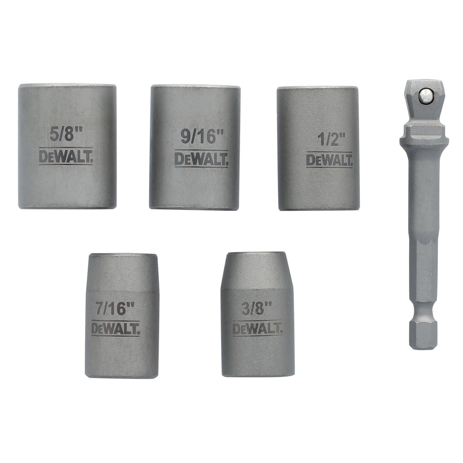 Juego Dados MAXFIT - ULTRA Cuadrante de 3/8'' 6 Pzas - DeWALT - Herram.cl