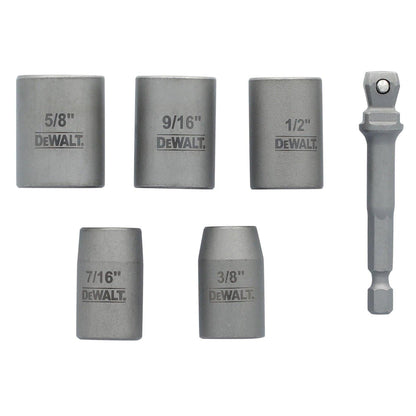 Juego Dados MAXFIT - ULTRA Cuadrante de 3/8'' 6 Pzas - DeWALT - Herram.cl