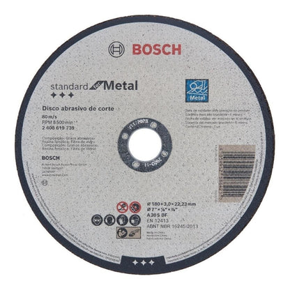 Disco de Corte, Recto 7'' X 7/8'' X 3mm Bosch - Herram.cl