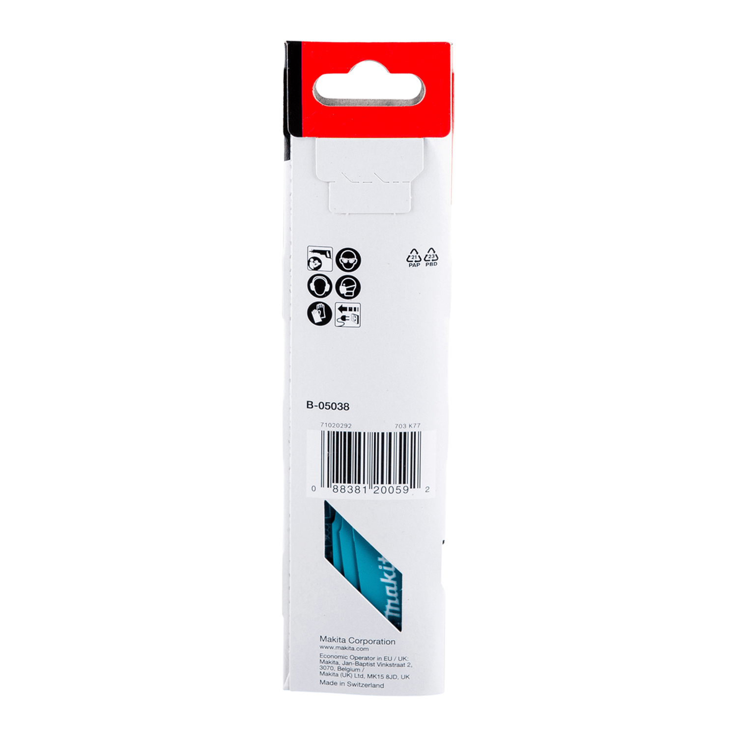 Pack 5 Hojas Sierra Sable 152x19x0,9mm Bi - metal - Makita - Herram.cl