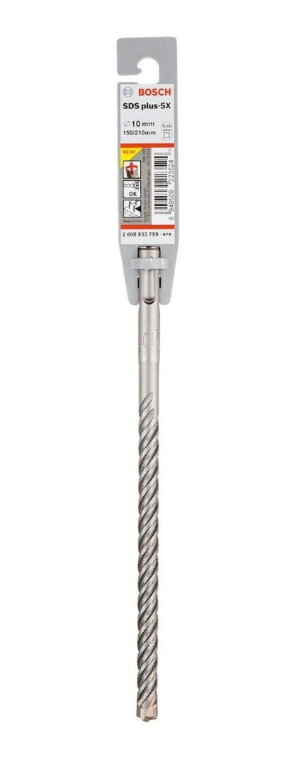 Broca SDS Plus - 5x 10x150x210mm Bosch - 2608.833.799 - 000 - Herram.cl