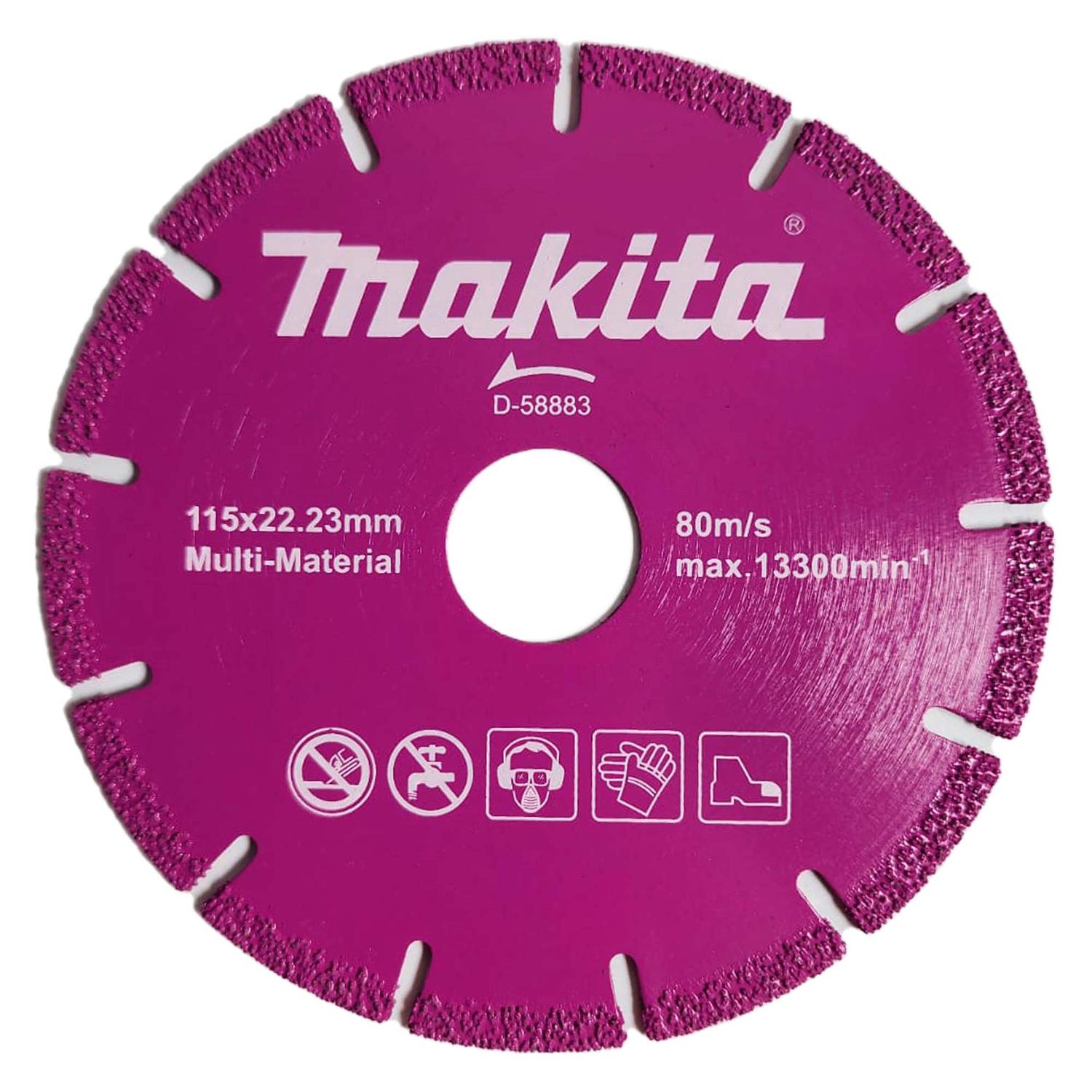Disco Diamantado Multimaterial 115x22,23mm - Makita - Herram.cl