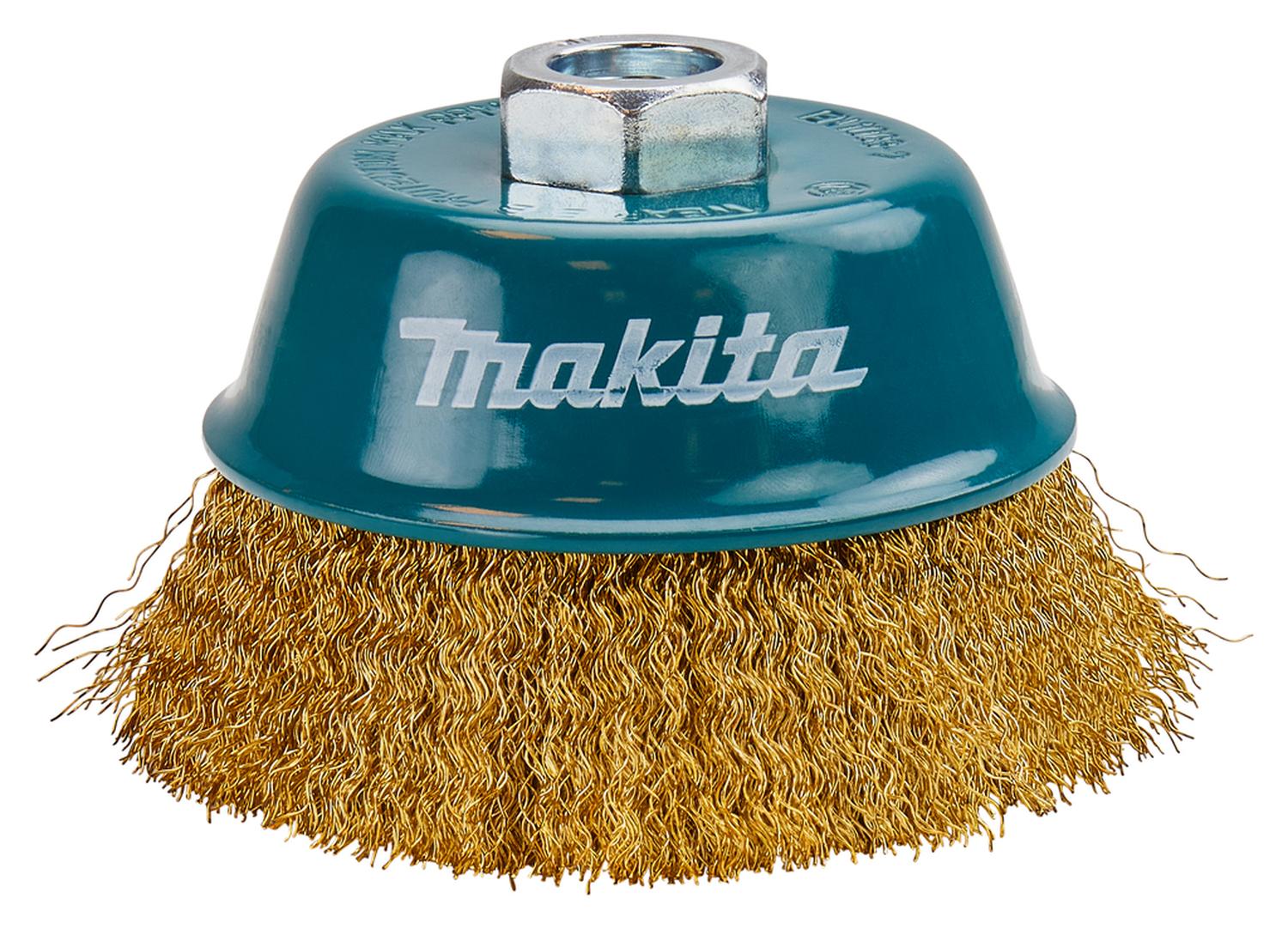 Grata Copa Latón Rizado 4'' (100x0,3mm) / M14 - Makita - Herram.cl