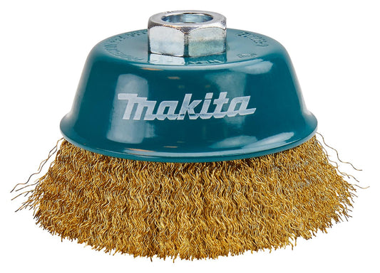 Grata Copa Latón Rizado 4'' (100x0,3mm) / M14 - Makita - Herram.cl