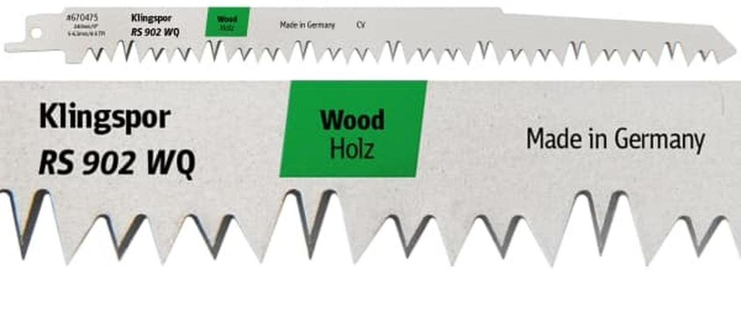 Hoja de Sierra Sable RS902 WQ Madera 240mm 5 Pzas - Klingspor - Herram.cl