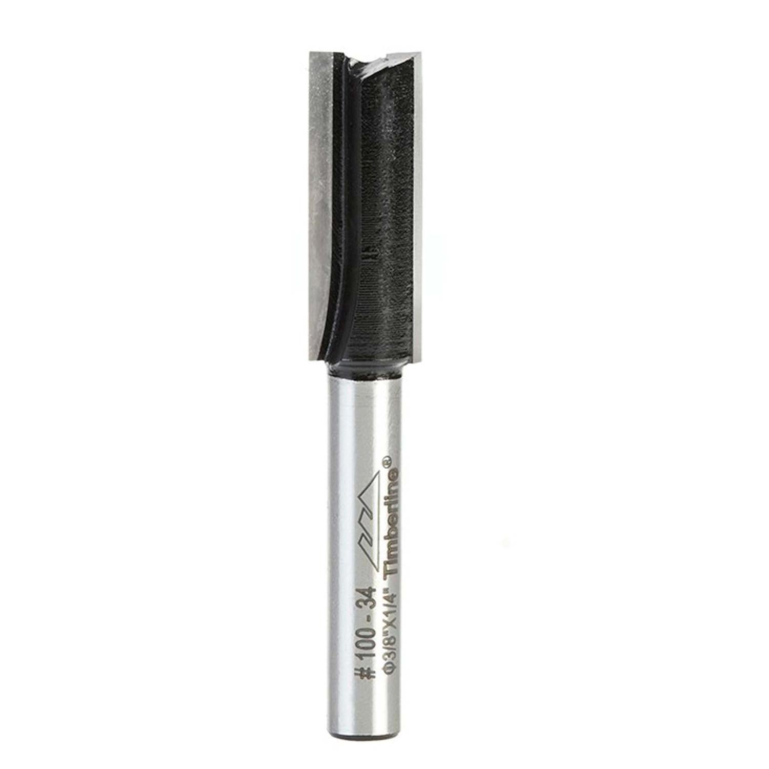 Fresa Recta 2 Filos 3/8''x1'' Toma 1/4'' - Timberline - Herram.cl