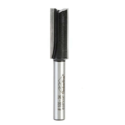 Fresa Recta 2 Filos 3/8''x1'' Toma 1/4'' - Timberline - Herram.cl