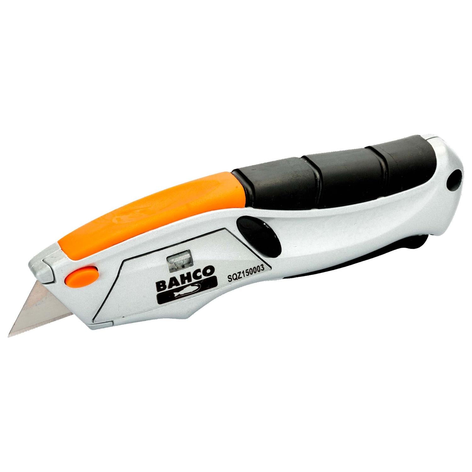 Cutter Retractil multiuso con mango de Caucho - Bahco - Herram.cl