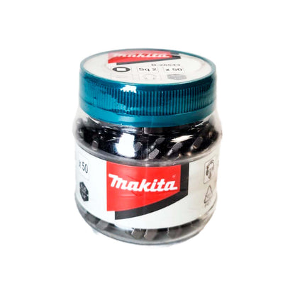 Set de puntas de Atornillar SQ2x25mm 50 Pzas - Makita - Herram.cl
