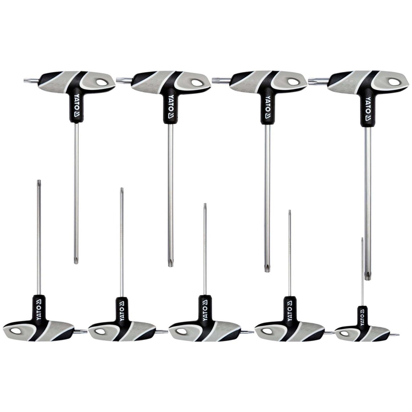 Juego de llaves Torx de seguridad, mango en T 9 pzas - Yato - Herram.cl