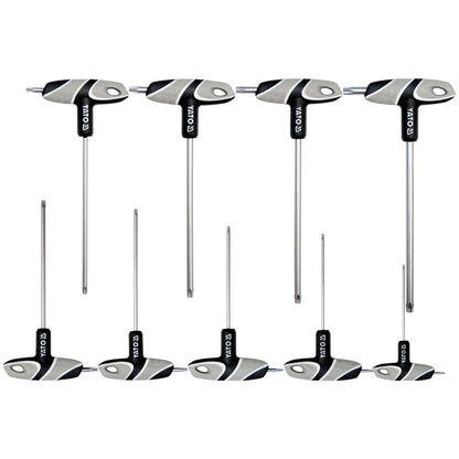 Juego de llaves Torx de seguridad, mango en T 9 pzas - Yato - Herram.cl