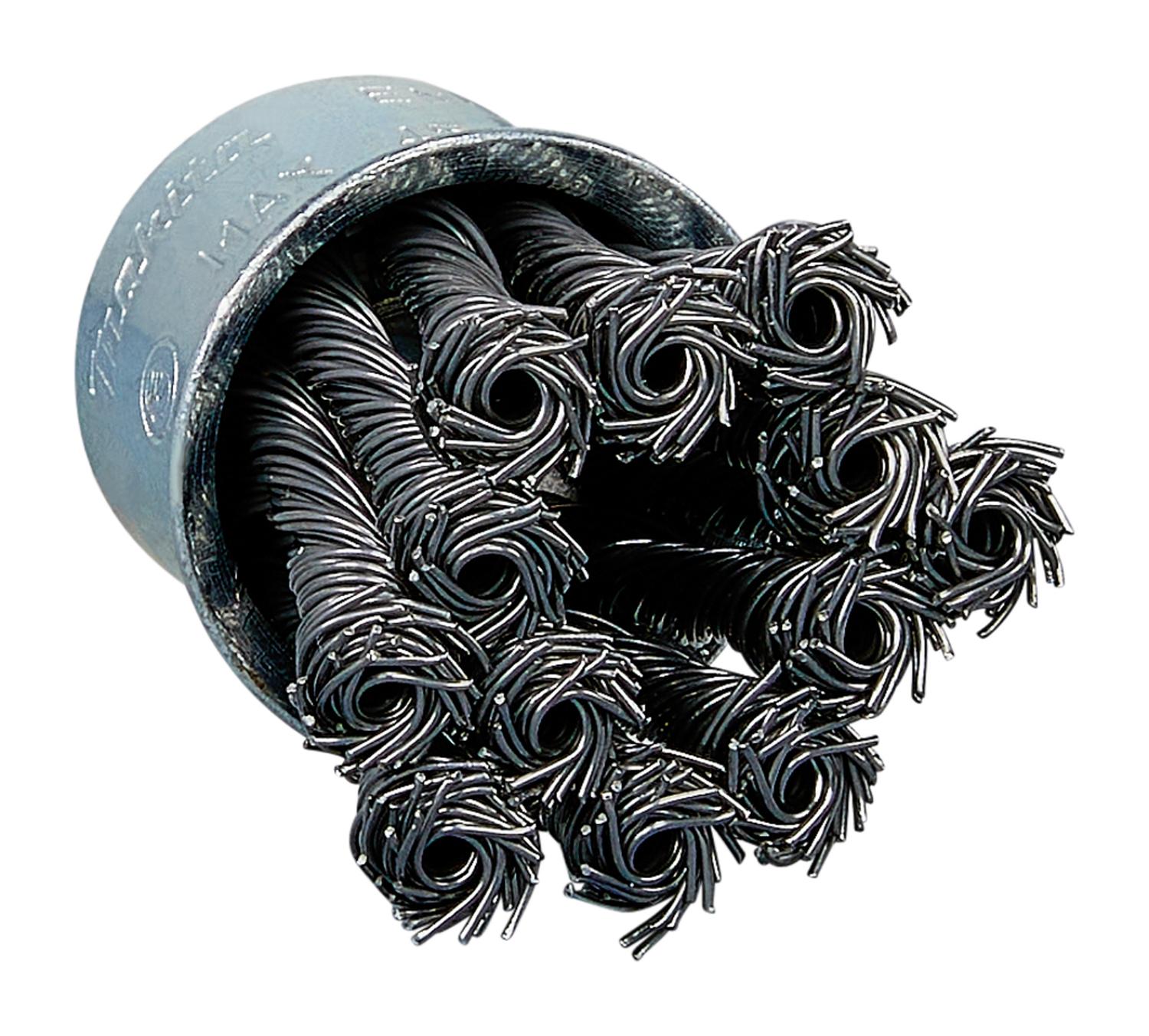 Grata Pincel Acero Trenzado 28mm(1 - 7/64'') Toma 1/4'' - Makita - Herram.cl