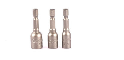 Set 3 Adaptador Magnético Makita B - 38847 1/4' 5/16 3/8' - Herram.cl