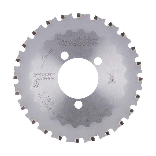 Disco De Sierra Para Varillas De Metal 110x1,5x34mm 24 D - Makita - Herram.cl
