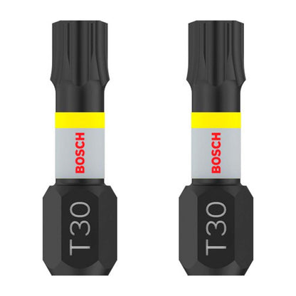 Puntas PRO Impact T30x25mm 2 Pzas - Bosch - Herram.cl