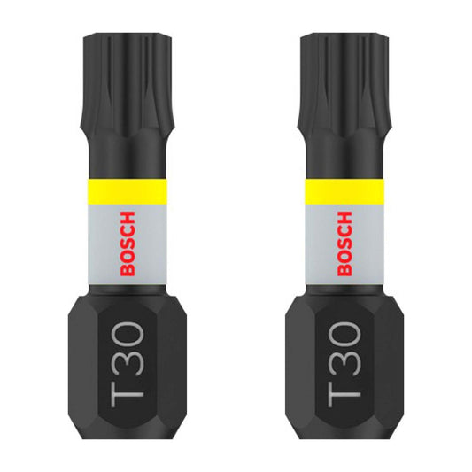 Puntas PRO Impact T30x25mm 2 Pzas - Bosch - Herram.cl