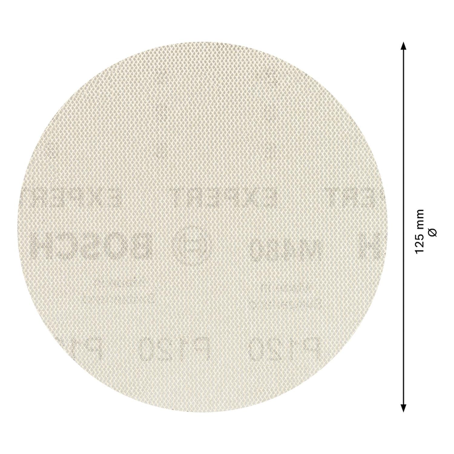 Disco de Lija Malla Expert M480 125mm (5'') 5 Pzas - Bosch - Herram.cl