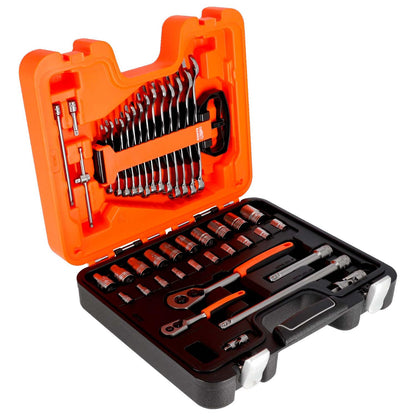 Juego Dados 1/4'', 1/2'' Y Llaves Combinadas 41 Pzas - Bahco - Herram.cl