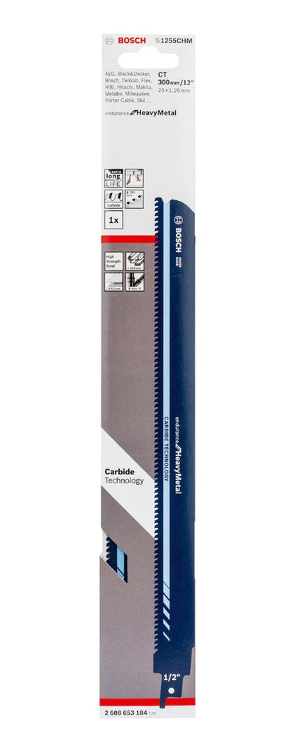 Hoja De Sierra Sable S1255chm Bosch Endurance For Heavy Meta - Herram.cl