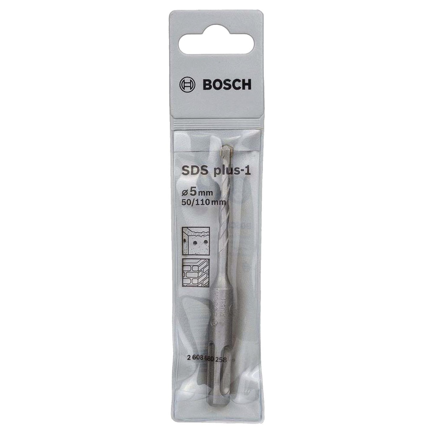 Broca SDS - Plus - 1 - 2 aristas - 5x50x110mm - Bosch - Herram.cl